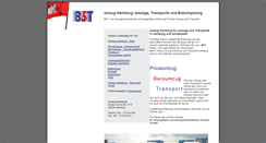 Desktop Screenshot of bst-transporte.de
